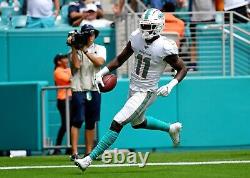 #11 Devante Parker Miami Dolphins Game Used Nike 2019 Cleats Vs Chargers Match
