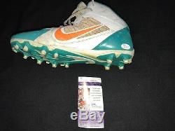 #11 Devante Parker Miami Dolphins Signed Game Used Nike Right Cleat Jsa Coa