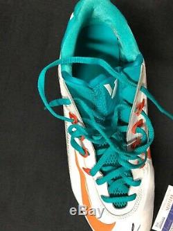 #11 Devante Parker Miami Dolphins Signed Game Used Nike Right Cleat Jsa Coa Sz10