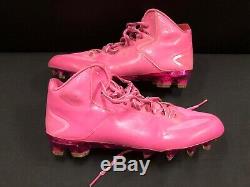 #17 Ryan Tannehill Miami Dolphins Game Used Pink Adidas Cleats
