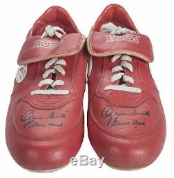 1980s Ozzie Smith Game Used & Signed ROOS Cleats