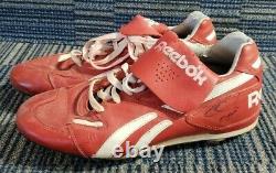 1993 PHILA PHILLIES DARREN DAULTON Hand Signed GAME USED WORN SPIKES CLEATS