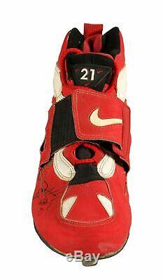 1995 Deion Sanders Game Used & Signed Nike Cleat