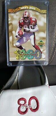 1996 San Francisco 49ers Jerry Rice Signed GAME USED CLEAT Photomatched LOA AUTO