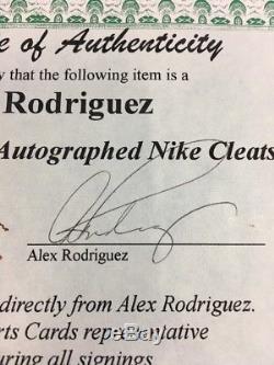 2002 Game Used Alex Rodriguez Texas Rangers Cleat With Autograph & Signed COA LV