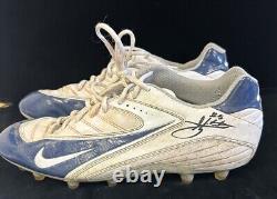 2004 Marquis Weeks #5 Virginia Cavs DUAL SIGNED GAME USED Nike Football Cleats