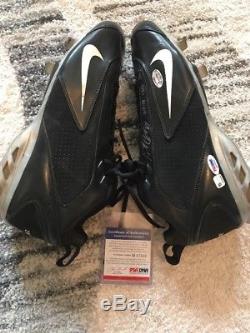 2005 Miguel Cabrera Autograph Game Used Cleats FREE SHIPPING Tigers Marlins COA