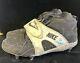 2006 Chris Baker NY Jets #86 NFL Game Used Signed Football Cleats vs Browns