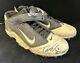 2009-11 Trent Richardson Alabama Roll Tide DUAL SIGNED GAME USED Football Cleats