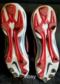 2012 Cincinnati Reds Todd Frazier GAME USED WORN Cleats (ROOKIE YEAR) withCOA