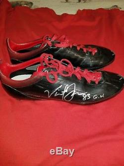2012 Tampa Bay Buccaneers Vincent Jackson Game Used Shoes Cleats Worn Issued