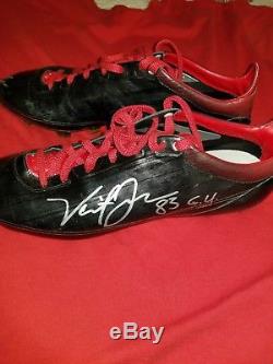 2012 Tampa Bay Buccaneers Vincent Jackson Game Used Shoes Cleats Worn Issued