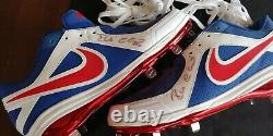 2013 Robinson Cano WBC Signed game issued non used cleats Autographed JSA COA