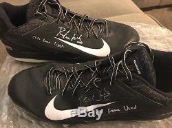 2014 Paul Goldschmidt Game Used Cleats! Signed And Inscribed! MLB & Fanatics