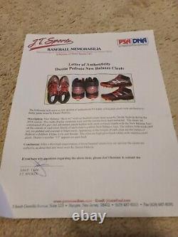 2016 Dustin Pedroia Game Used Pe Cleats! Boston Red Sox! Psa Dna Loa