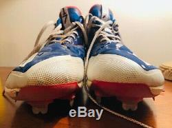 2016 World Series Chicago Cubs Kris Byant Game used cleats. MLB Holo, 1/1