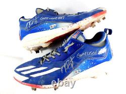 2017 Kris Bryant Cubs Game Used and Signed adidas Cleats Size 13.5 WN55912537