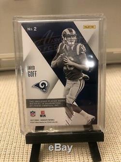 2017 Panini Absolute Football Jared Goff Game used NIKE cleat Relic Rams /29