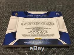2017 Panini Immaculate Collection Josh Donaldson Game Used Worn Cleats /5'BOR