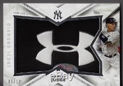 2018 Diamond Icons Aaron Judge Relic Game Used Cleat Under Armour 3/10, Yankees
