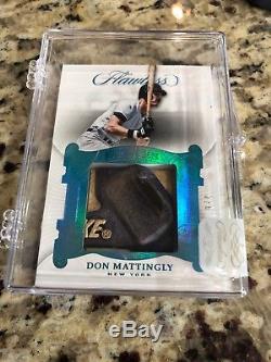 2018 Flawless DON MATTINGLY Spikes GAME USED CLEAT Dirty Nike Logo 2/6 SSP