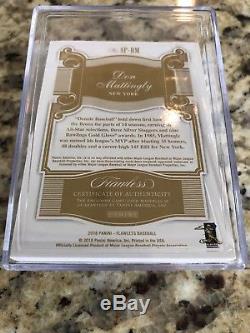 2018 Flawless DON MATTINGLY Spikes GAME USED CLEAT Dirty Nike Logo 2/6 SSP
