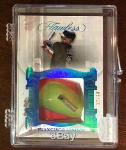 2018 Flawless Francisco Lindor Cleat Spike Game-Used #08/20 Indians Sealed