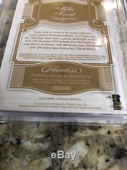 2018 Flawless Spikes MIKE TROUT GAME USED CLEAT Dirty 6/17 SSP
