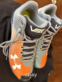 2018 Justin Verlander Houston Astros Game Issued Un Used Worn Cleats UA VER