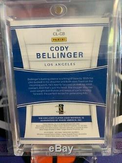2018 National Treasures Cleats Cody Bellinger Game Used Relic 3/3