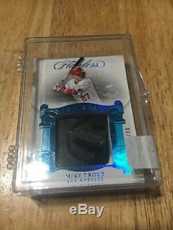 2018 Panini Flawless Mike Trout Spikes 06/17 Game Used Cleat