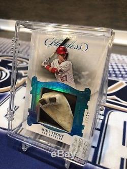 2018 Panini Flawless Mike Trout Spikes #5/17 Game Used Cleat