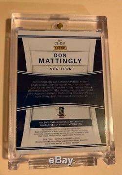 2018 Panini National Treasures Don Mattingly Game Used Cleat Relic /6