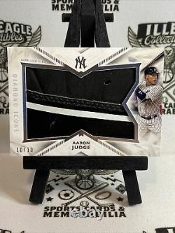 2018 Topps Diamond Icons Aaron Judge GAME USED CLEAT 10/10 Nationals #PPR-AJ