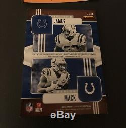 2019 Absolute Colts -1/1 Edgerrin James Game Used Cleat & Marlin Mack One Of One