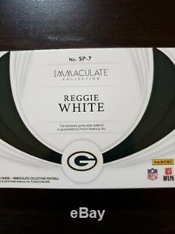 2019 Immaculate Reggie White Sneak Peek Cleat Shoe 2 /5 Packers Game Used #92