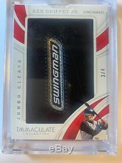 2019 Panini Immaculate Ken Griffey Jr. Game Used Jumbo Cleats Relic #d 3/4 SSP