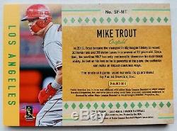 2019 Panini Leather and Lumber MIKE TROUT Sweet Feet Game-used Cleat /25