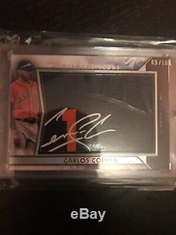 2019 Topps Diamond Icons CARLOS CORREA Game Used Cleat Relic #d 09/10 Astros