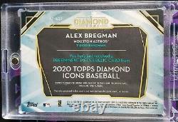 2020 Diamond Icons Alex Bregman GAME USED Mother's Day Cleat Relic Astros 5/10