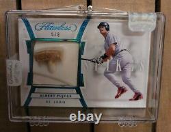 2020 FLAWLESS ALBERT PUJOLS SPIKE GAME USED CLEAT #5/8 CARDINALS 1 of 1 JERSEY #