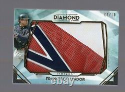 2020 Topps Diamond Icons Francisco Lindor Game Used Cleat #7/10 Indians
