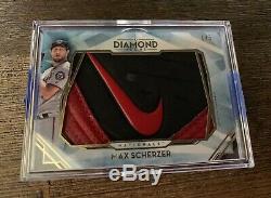 2020 Topps Diamond Icons Max Scherzer Cleat Relic /5 Nike Logo Patch Game Used