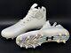 2022 Navy Midshipmen NAVY x NASA Game Issued Under Armour Football Cleats