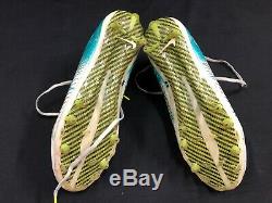 #28 Bobby Mccain Miami Dolphins Game Used Nike Custom Paint Cleats Size 10