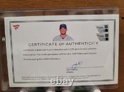 30512-1 New York Mets JEFF McNEIL 2019 GAME USED UA Cleats 3 Autos WithCOA