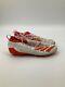 #36 Miami Dolphins Game Used Orange Adidas Three Stripe Life Cleats Size 12.5