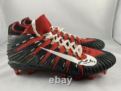 49ers Fred Warner Signed 2019 Game Used Worn Cleats Vs. Ravens 12/1/19 Bas Coa