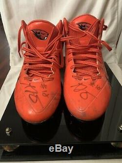 AJ Green Cincinnati Bengals Game Used And Signed Cleats With COA