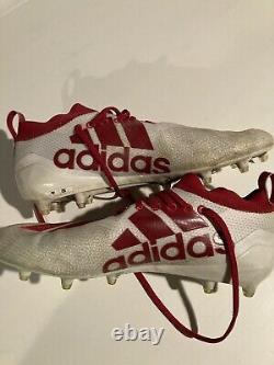 ANDREW ADAMS Tampa Bay Buccaneers GAME WORN USED Adidas CLEATS Super Bowl Champ